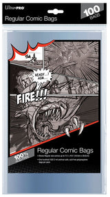 UP COMIC REGULAR BAG 100CT 7 1/8"X10 1/2" (Special Order)