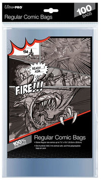 UP COMIC REGULAR BAG 100CT 7 1/8"X10 1/2" (Special Order)