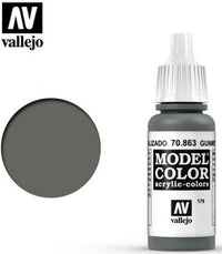 VALLEJO: MODEL COLOR GUNMETAL GREY (17ML) (Special Order)