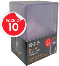 ER THICK 3X4 TOPLOAD CARD HOLDER 130PT 10PK (Special Order)