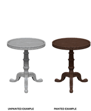 WIZKIDS UNPAINTED MINIS WV5 SMALL ROUND TABLES (Special Order)