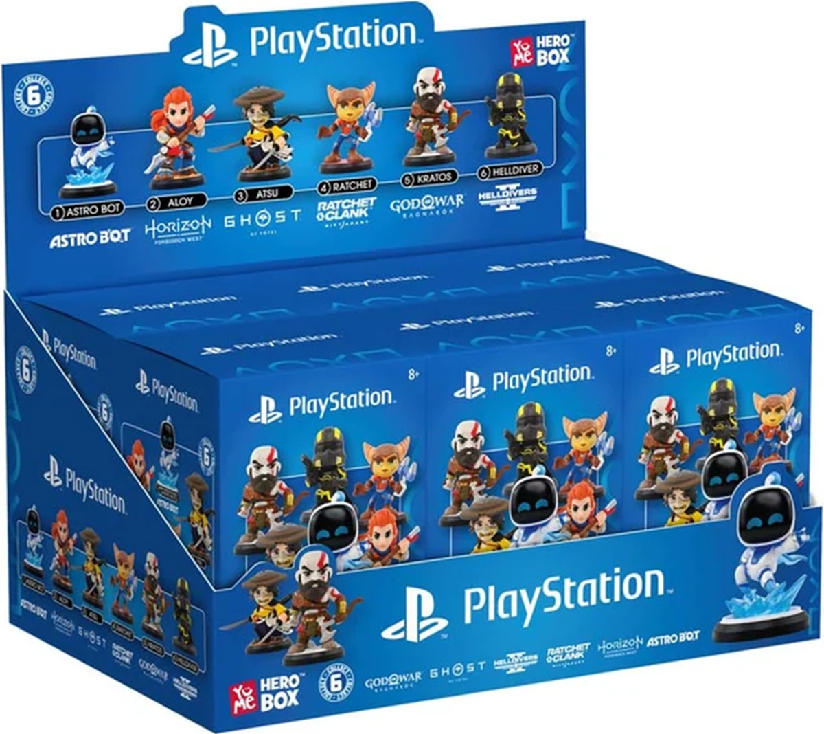 YUME PLAYSTATION HERO BLIND BOX FIGURES 6CT ASSORTMENT (Pre-Order)
