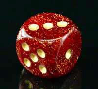 GLITTER 12D6 RUBY/GOLD 16MM (Special Order)