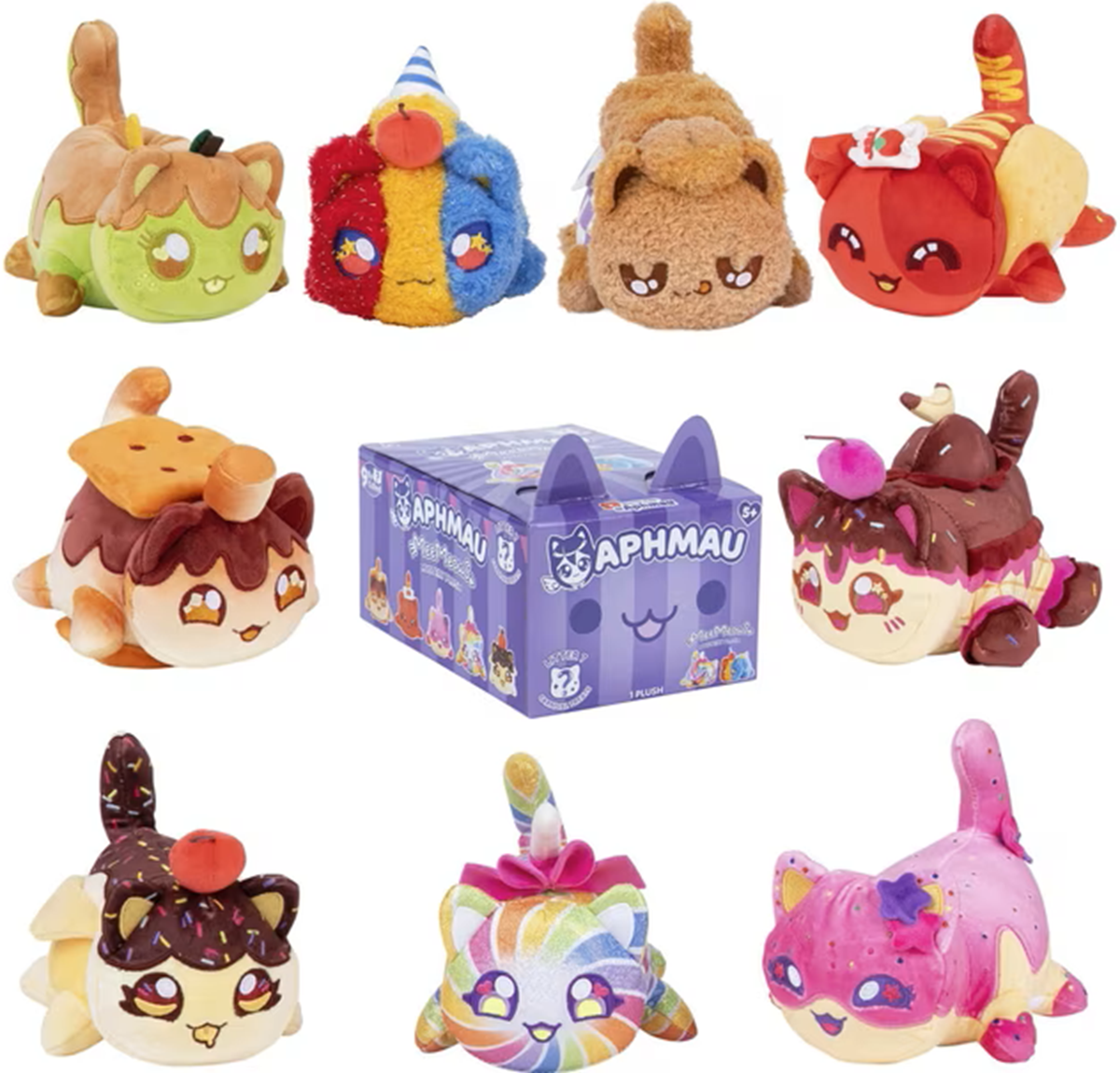APHMAU 6" MYSTERY MEEMEOW PLUSH SERIES 7 CARNIVAL TREATS 9CT ASSORTMENT (Pre-Order)