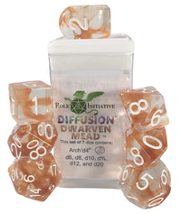 SET OF 7 DICE: DIFFUSION DWARVEN MEAD ARCH'D4 (Special Order)