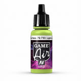 VALLEJO: GAME AIR LIGHT LIVERY GREEN 17ML (Special Order)