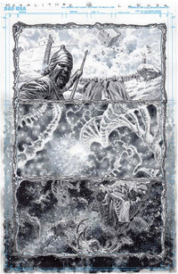 OLYMPUS SAGA: MEGALITH #1 (OF 4) CVR ZB LEWIS LAROSA ORIGINAL ART EDITION 25 (Special Order)