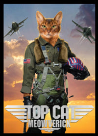 LEGION SLEEVE DOUBLE-MATTE WHITE CORE MOVIE CATS: TOP CAT MEOWVERICK (Special Order)
