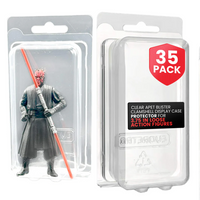 ER CLAMSHELL DISPLAY CASE FOR 3.75" ACTION FIGURES EXTRA LARGE 35PK (Special Order)
