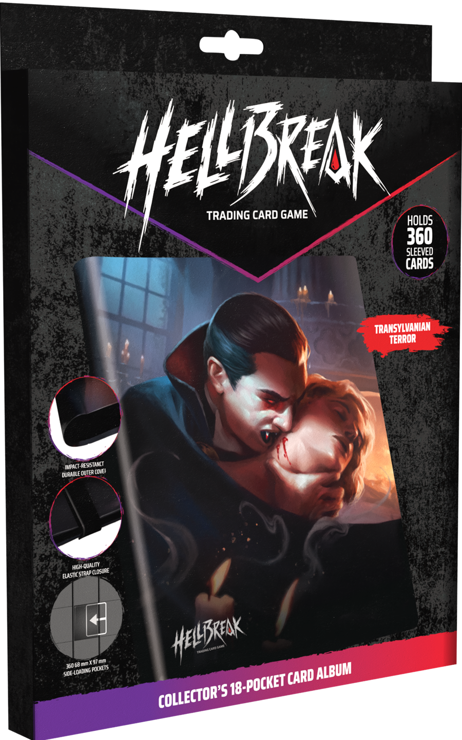 HELLBREAK TRANSYLVANIAN TERROR 18PKT COLLECTOR'S CARD ALBUM (Pre-Order)