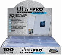 UP PAGE 9 POCKETS SILVER SERIES 100CT (Special Order)