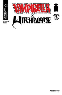 VAMPIRELLA X WITCHBLADE SPECIAL #1 CVR F BLANK AUTHENTIX (Special Order)