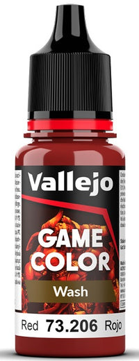 VALLEJO: GAME COLOR RED WASH 17ML (Special Order)