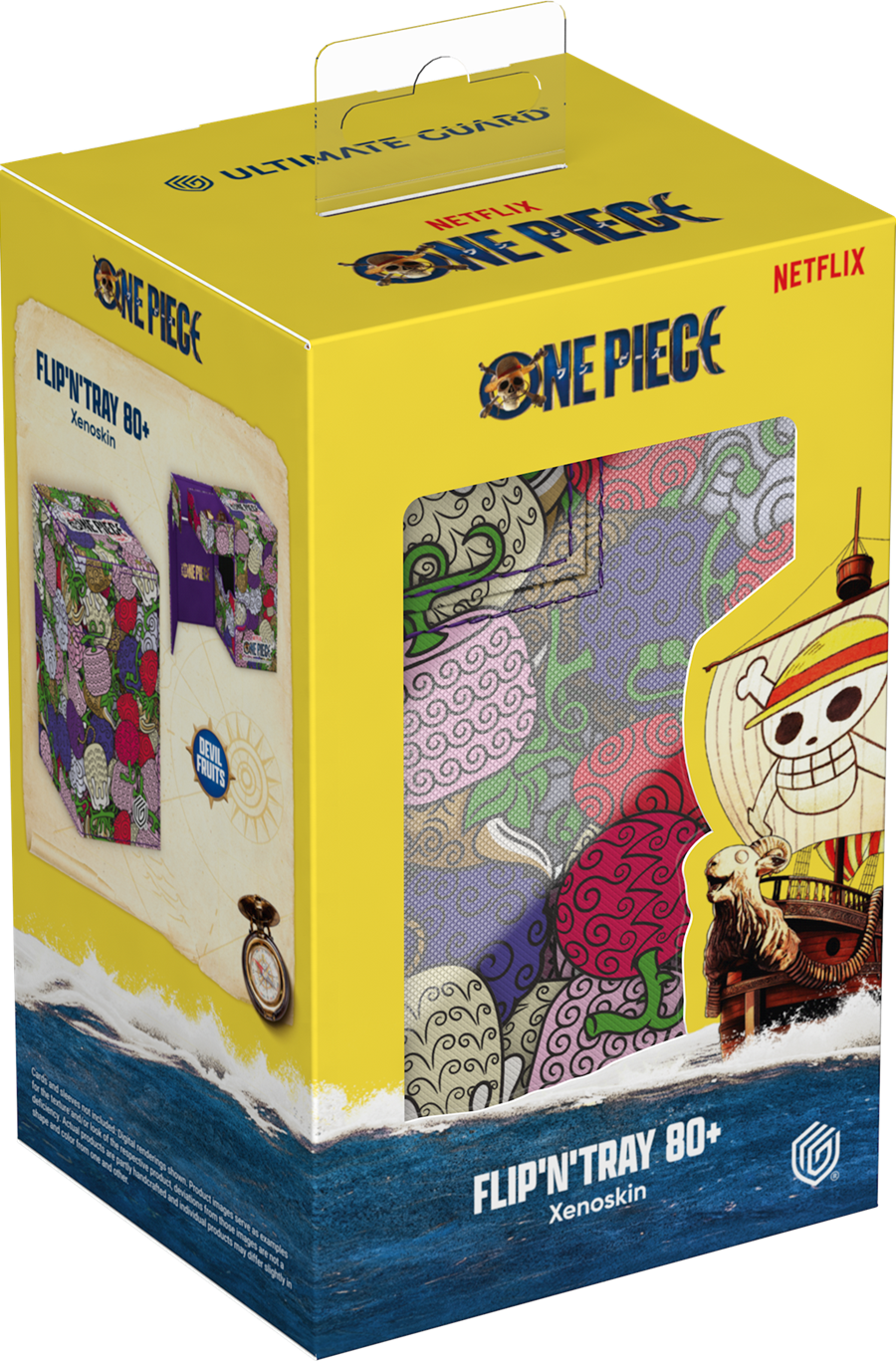 UG FLIP N TRAY DECK CASE XENOSKIN 80+ ONE PIECE - DEVIL FRUITS PATTERN