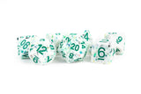 RESIN 7 DICE SET RECYCLED RAINBOW 16MM (Special Order)