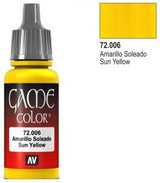 VALLEJO: GAME COLOR SUN YELLOW 18ML (Special Order)