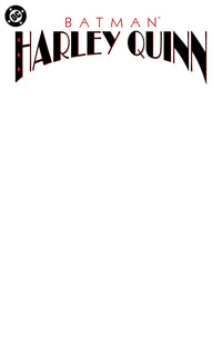 BATMAN: HARLEY QUINN #1 FACSIMILE EDITION #1 BLANK (Special Order)