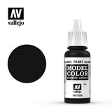 VALLEJO: MODEL COLOR GLOSS BLACK (17ML) (Special Order)