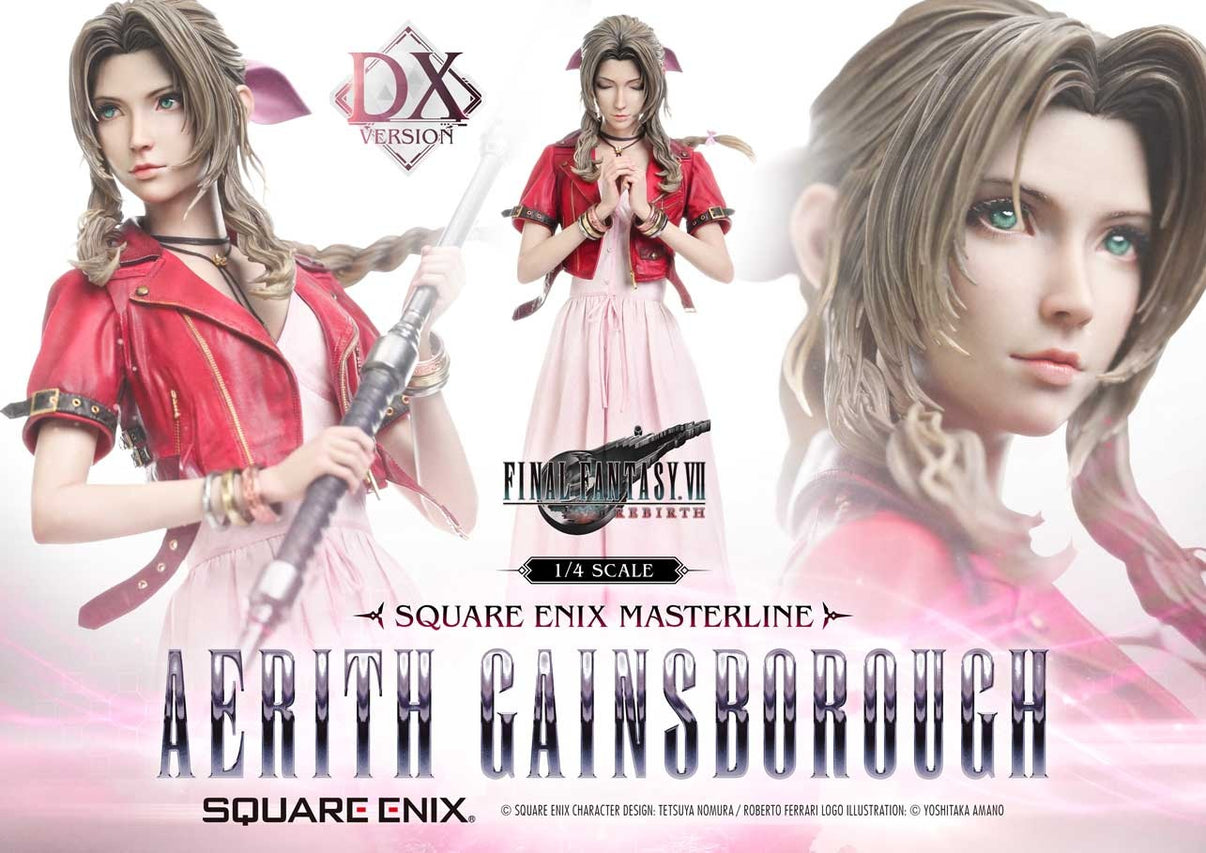 FINAL FANTASY VII REBIRTH 1:4 SCALE STATUE AERITH GAINSBOROUGH DELUXE VERSION (Pre-Order)