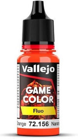 VALLEJO: GAME COLOR FLUORESCENT ORANGE 18ML (Special Order)
