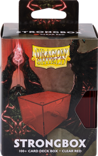 DRAGON SHIELD STRONGBOX CLEAR RED (Special Order)