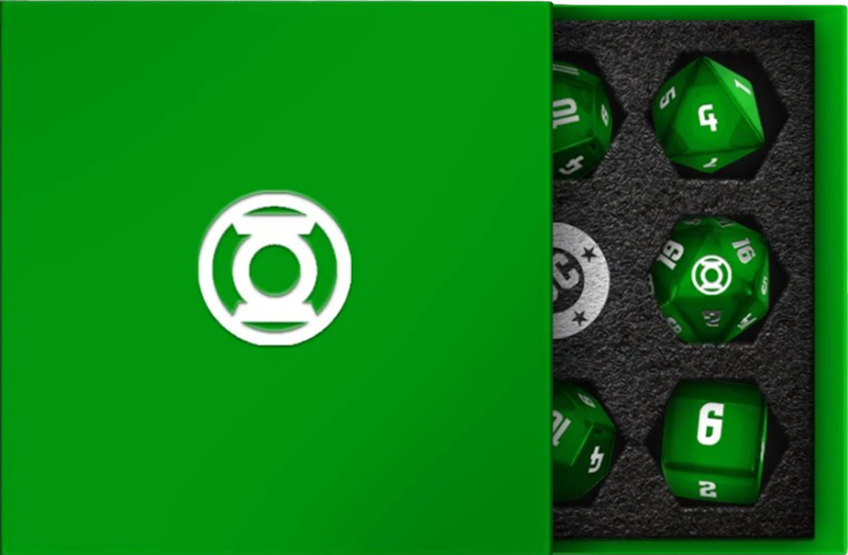JUSTICE LEAGUE UNLIMITED RPG: GREEN LANTERN DICE SET (Pre-Order)