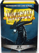 DRAGON SHIELD SLEEVES MATTE JET 100CT (Special Order)
