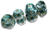 DCC FUNKY 7 THRACIAN SMOKY SACRIFICE DICE (Special Order)