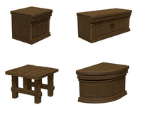 DND ICONS: THE YAWNING PORTAL INN BARS/TABLES (Special Order)