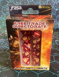 INTERCEPTOR: FREE TRADE DIRECTORATE DICE SET (Special Order)