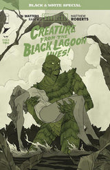 UNIVERSAL MONSTERS CREATURE FROM THE BLACK LAGOON LIVES BLACK & WHITE SPECIAL #2 (OF 2) CVR B ABIGAI (Special Order)