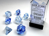 NEBULA 7-DIE SET DARK BLUE/WHITE (Special Order)