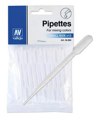 VALLEJO: PIPETTES SMALL SIZE 12ct 1ml (Special Order)