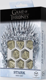 GAME OF THRONES STARK RPG DICE SET (Special Order)