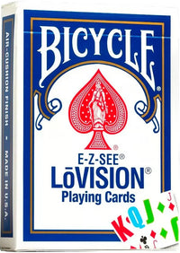 BICYCLE - E-Z SEE/LO VISION JUMBO INDEX (Special Order)