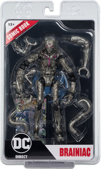 DC DIRECT 7" FIG/COMIC-SUPERMAN WV5 - BRAINIAC (Special Order)