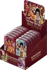 ONE PIECE CG TS01 TIN PACK SET VOL 01 12CT DISPLAY (Special Order)