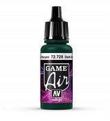 VALLEJO: GAME AIR DARK GREEN 17ML (Special Order)