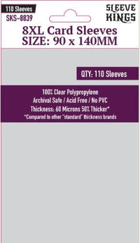 SK '8XL' SLEEVES 90MM x 140MM (Special Order)