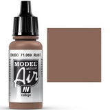 VALLEJO: MODEL AIR RUST METALLIC (17ML) (Special Order)