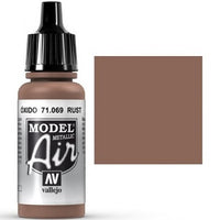 VALLEJO: MODEL AIR RUST METALLIC (17ML) (Special Order)