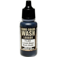VALLEJO: GAME COLOR BLACK WASH 17ML (Special Order)