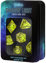 LIQUID 7 DICE SET ELIXIR SHADOW LIGHT UV REACTIVE (Special Order)