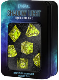 LIQUID 7 DICE SET ELIXIR SHADOW LIGHT UV REACTIVE (Special Order)
