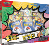 POKEMON ME2.5 ASCENDED HEROES FIRST PARTNERS DELUXE PIN COLLECTION (Special Order)