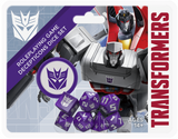 TRANSFORMERS RPG DICE SET DECEPTICON (Special Order)
