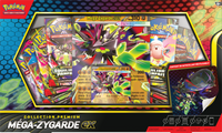 (CARDS ARE IN FRENCH) POKEMON FRENCH MEGA ZYGARDE EX PREMIUM COLLECTION (PRE-ORDER)