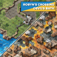 BATTLETECH BATTLEMAT ROBYN'S CROSSING/DEVIL'S BATH (Pre-Order)