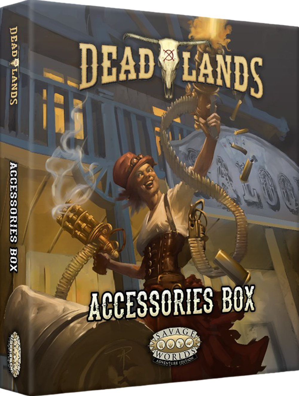 DEADLANDS: THE WEIRD WEST MARSHAL ACCESSORIES BOX (Pre-Order)