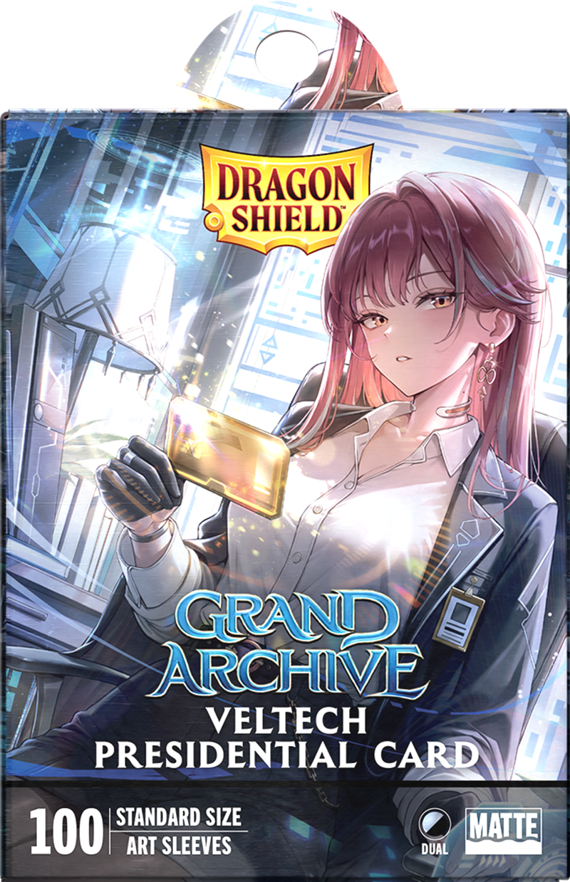 DRAGON SHIELD SLEEVES GRAND ARCHIVE VELTECH PRESIDENTIAL CARD (Pre-Order)